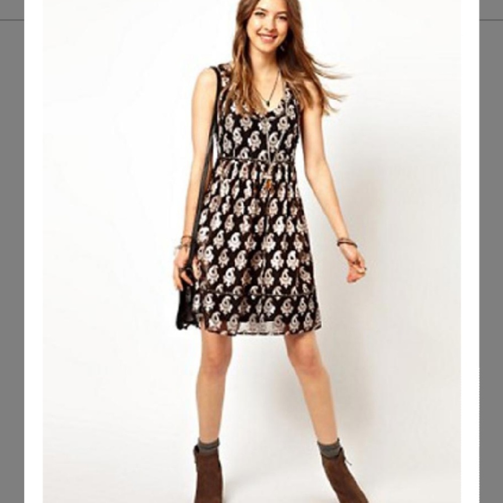 LAST CHANCE! Free people metallic cocktail dress